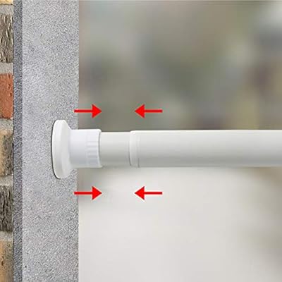 Melchef Room Divider Tension Curtain Rod Tension Curtain Rod