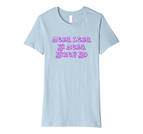 Women's Meka Leka Hi Meka Hiney Ho Jam-bi Ha Ha Ha! Famous Quote Tee XL Baby Blue