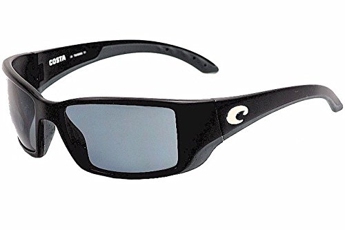 Costa Del Mar Blackfin Polarized Sunglasses, Black, Gray 580Plastic