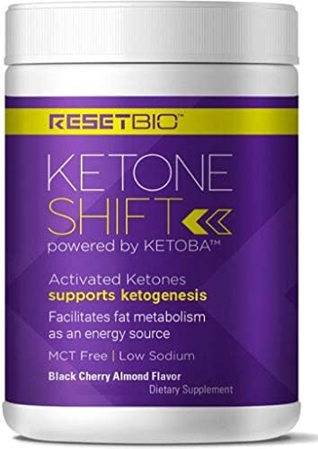 ResetBIO Ketone Shift with Ketoba™ (Black Cherry Almond - 164 g)