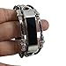 Besde Replacement Leather Wristband Band Strap Bracelet For Fitbit Charge 2 (BK, A)