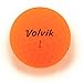 Volvik Vivid Golf Balls Sleeve of 3 Matte Sherbert Orange