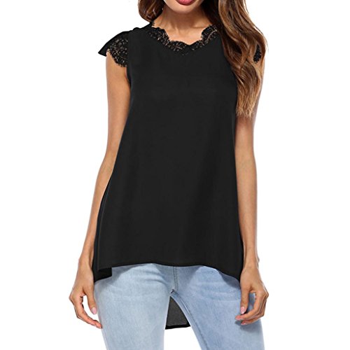 Click Here to See More Images NREALY Women Casual Chiffon Sleeveless Crop Top Vest Tank Shirt V-Neck Blouse Top Tee