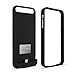 iPhone 5S/5/SE/5C Battery Case,[Apple MFi Certified] (Gen 2)2400mAh Rechargeable Extended Protective Battery Backup Case Original Lightning Charging Plug --Black