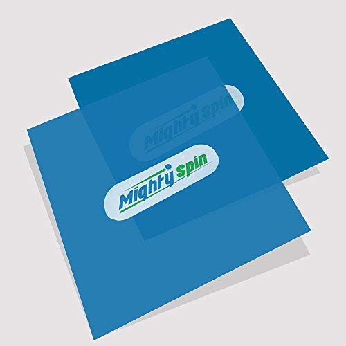 MightySpin Ping Pong Paddle Protector - Table Tennis Racket Accessories Rubber Protection Sheet - Protective Film Cover for Your Paddles Rubbers - Keep Your Racquet in Mint Condition