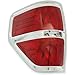 Evan Fischer Tail Light Compatible with 2009-2014 Ford F-150, Driver Side, With Chrome Trim