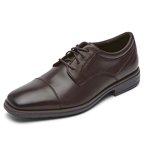 Rockport Men’s Next Gen Cap Toe Oxford, Dark Brown, 9.5