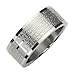 Stainless Steel Spanish Lord's Prayer 8mm Band Ring - Men