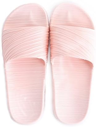 TOKYO SLIPPER Women & Men Non-Slip Sandals Slippers Shower Bath TC601 (39-40, Pink)