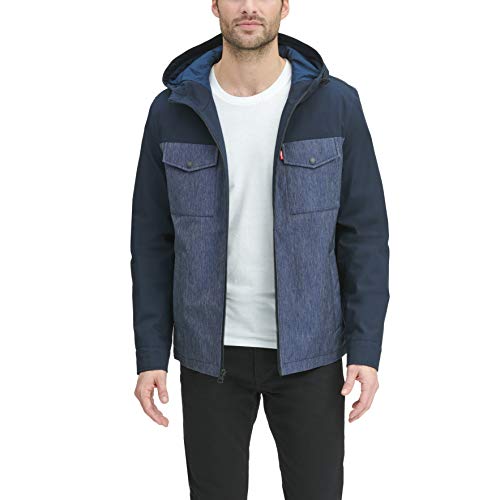 levi's men's arctic cloth sherpa lined field parka jacket
