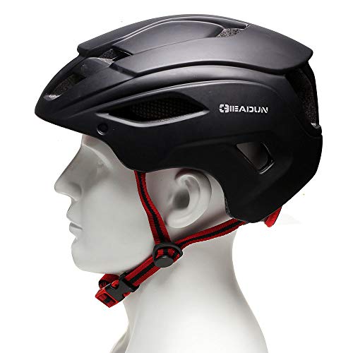 Men's and Women's Bike Helmets，MTB,Bicycle, Cycling Helmets cpsc Certified, Movable Lens can be resized (All Black) - Thumbnail 4