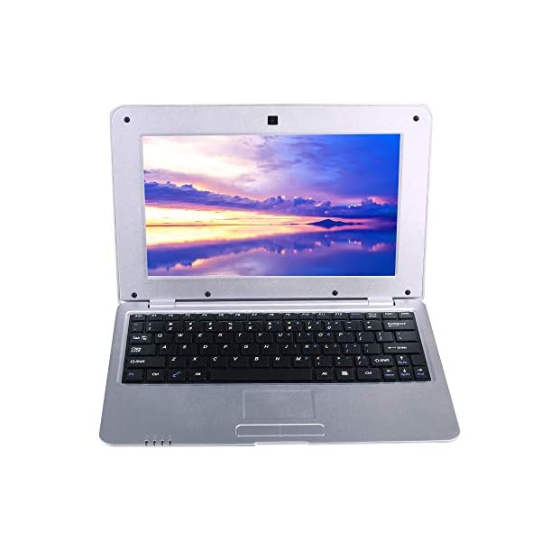 FANCY-CHERRY-NEW-2018-HD-10-inch-Mini-Laptop-Notebook-Netbook-Tablet-Computer-1G-DDR3-8GB-Memory-VIA-WM8880-CPU-Dual-Core-Android-Screen-Wifi-Camera-Keyboard-USB-HDMI-Silver-8GB Fancy Cherry® NEW 2018 HD 10 inch Mini Laptop Notebook Netbook Tablet Computer 1G DDR3 8GB Memory VIA WM8880 CPU Dual…