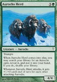 Magic: the Gathering - Aurochs Herd - Coldsnap