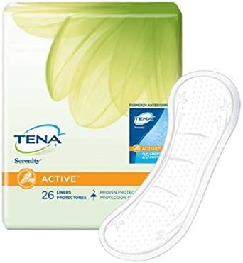 Tena Serenity Pantiliners, Medium Absorbancy-26 count, Regular by Tena Slip