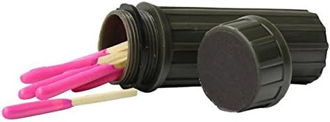 Safety Weatherproof Matches with Waterproof Match Case by Frog & Co.