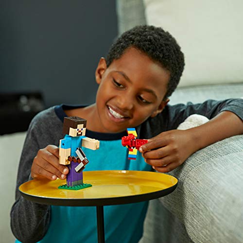 Minecraft Lego 21148 BigFig Steve mit Papagei – Bild 5