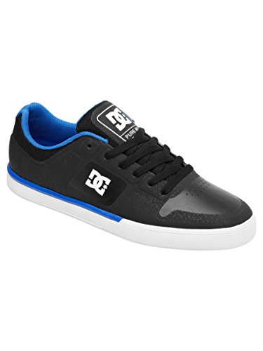 DC Men's Pure NS Sneaker,Black/Turquoise/White,13 M US