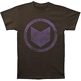 Hawkeye Men's Distressed Icon Slim Fit T-shirt Coal