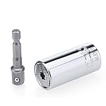 BLENDX 7mm to 19mm Ratchet Universal Sockets Metric Wrench Power Drill Adapter Set - Professional Repair Tools