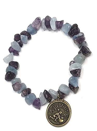 Amazon.com: Aquarius & Pisces Zodiac Cusp Bracelet: Handmade