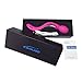 KAMUGO Powerful Multi-speed Wand Massager Vibrator,Medical Silicone Surface,Wireless Rechargeable,Quiet,Waterproof and Easy Cleaning.