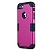 LONTECT for iPhone 8 Case, iPhone 7 Case Hybrid Heavy Duty Shockproof Full-Body Protective Case with Dual Layer [Hard PC+ Soft Silicone] Impact Protection for Apple iPhone 8/iPhone 7, Purple/Black