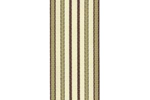Lawn Chair USA Replacement Lawn Chair Webbing - Webbing for Lawn Chairs, Beach and Camping. UV-Resistant Webbing Strap Made with Durable Polypropylene (2 1/4" x 50', Tan Stripe)