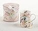 Porcelain Tea / Coffee Mug in Gift Box - Bird