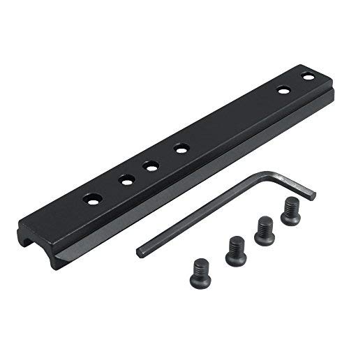 FUNANASUN Tactical 11 Slots Picatinny/Weaver Rail Scope Mount for Marlin Lever Action with Wrench (Rail Section) - Thumbnail 2