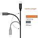 [2-Pack] Micro USB Cable 6ft, Haloking Fast Charging & Sync Cord for Android, Samsung, Amazon Kindle, LG, Nexus, PS4, Xbox - Black