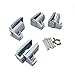 4 X SHOWER DOOR HOOKS Guides/ Rollers/ Wheels/ Runners CY-100 (4PCS)