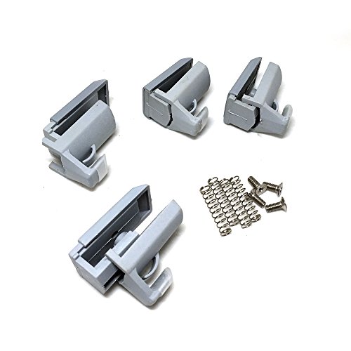 4 X SHOWER DOOR HOOKS Guides/ Rollers/ Wheels/ Runners CY-100 (4PCS)