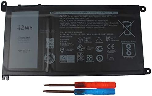 SKYBOY WDX0R WDXOR Battery Compatible with Inspiron 15 5565 5567 5568 5578 7560 7569 7570 5567 7579 13 5368 5378 5379 7368 7378 17 5765 5767 5770 14 5567 7460 7560 3CRH3 T2JX4 FC92N P58F C4HCW Laptop