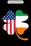 Composition Notebook: Irish American Flag St. Patrick's Day Journal/Notebook Blank Lined Ruled 6x9 100 Pages