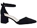 Greatonu Party Dress Pump Adorable Low Block Heel Closed Toe Chunky Sandals