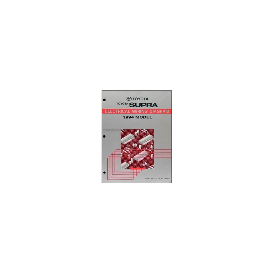 1994 Toyota Supra Wiring Diagram Manual Original on PopScreen