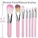 Cute Hello KItty 7PCS Makeup Brush Set Foundation Eyebrow Eyeliner Blush Cosmetic Concealer Brushes Pink (Pink)