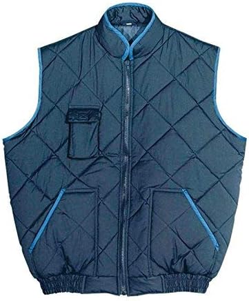 Blue quilted vest XXL