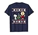 Peanuts Snoopy and Charlie Christmas tree Short Sleeve T-Shirt Blue