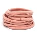La Tartelette 4 mm Elastic Bands Hair Ties Children Rubber hair headbands - 100 Pcs (Light Salmon) primary
