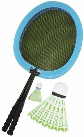 Toyland Jumbo Tennis & Badminton Set - 2x 65cm Riesenschläger Mit Federball & Tennisball