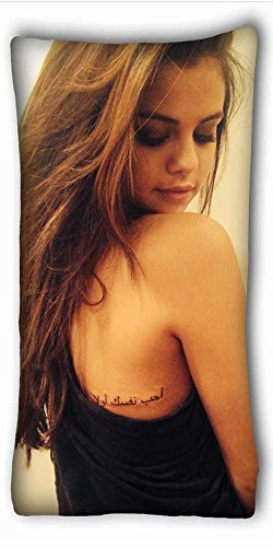 Custom Cotton Polyester Soft Selena Gomez Zippered Body