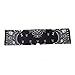 HDE 100% Cotton Double Sided Print Bandana Handkerchief Head Wrap - Solitaire Skulls