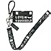 BTS Love Yourself 轉 'Tear' Silicon ID Card Badge Holder with Lanyard/Detachable Metal Clip and Key Ring for A.R.M.Y (Black)
