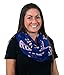 Littlearth NFL New York Giants Sheer Infinity Scarf, Team Color, 70” x 25”