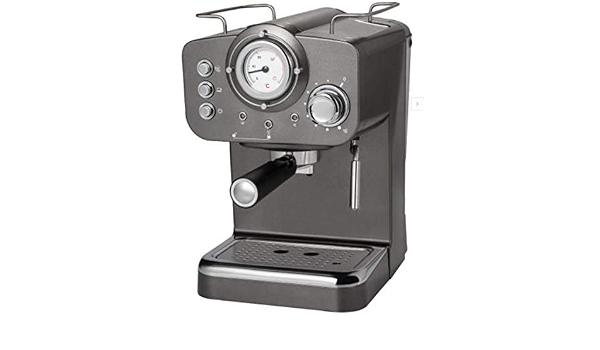 Quigg Espresso-Máquina GT-EM-01 con Termómetro Dampfmengenregler, 1,2L :  Amazon.es: Hogar y cocina