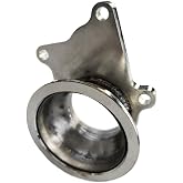 Turbo Flange Adapter for T3/T4 Turbo | 5-Bolt to 3" V-Band Flange | Stainless Steel, High-Performance Turbocharger Exhaust Adapter