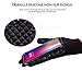 TRENDOUX Winter Touchscreen Driving Gloves - Thermal Liners, Elastic Cuffs - Soft Knit Material - Cold Weather - Black, XL