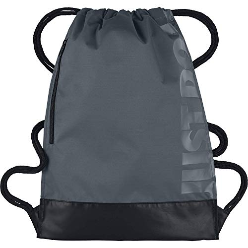 Nike Brasilia Training Gymsack, Drawstring Backpack with Zippered Sides