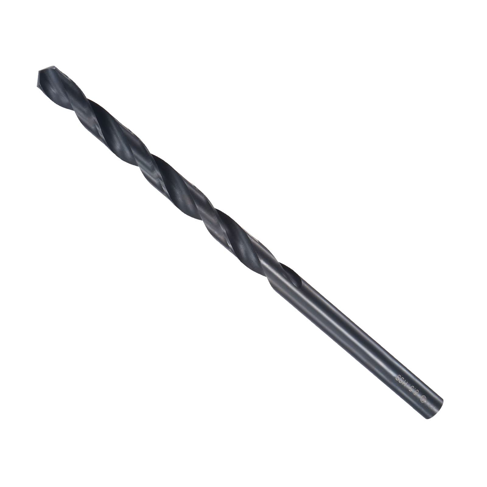 CoCud Twist Drill Bits, 8.5mm Drilling Diameter, Black Oxide High Speed Steel Extra Long Straight Shank - (Applications: for Stainless Steel Alloy Metal), 1-Piece